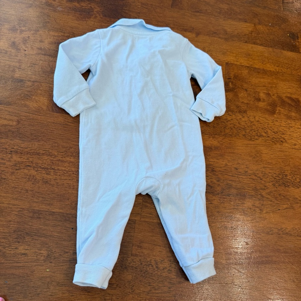 Ralph Lauren Baby Blue One Piece Polo size 6 months - Picture 5 of 6